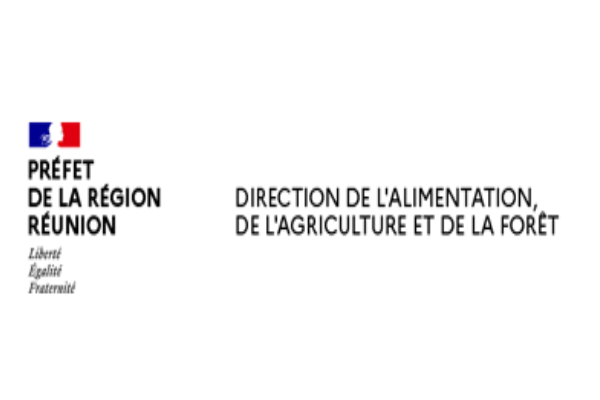 Logo Direction de l'Alimentation, de l'Agriculture et de la Forêt de La Réunion